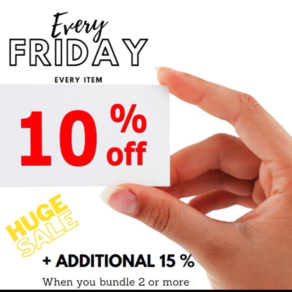 ❤️HAPPY FRIDAY EVERY FRIDAY 10% OFF EVERYTHING🔥🔥